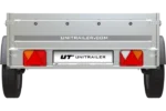 Remorque voiture simple essieu Unitrailer Garden Trailer 230 x 125 cm avec timon fixe 500/750 kg – Image 7