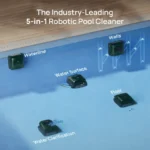 BeatBot AquaSense 2 Pro – Robot Aspirateur de Piscine Intelligent 5 en 1 – Image 6
