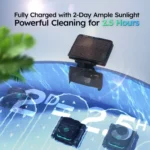 WYBOT S2 Robot nettoyeur de piscine à énergie solaire avec auto-recharge – Image 6