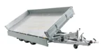 REMORQUE BENNE HYDRAULIQUE 3 ESSIEUX 400×200 UNITRAILER TASKER 400/3C 3500 KG – Image 2