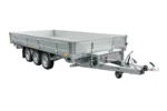 REMORQUE BENNE HYDRAULIQUE 3 ESSIEUX 400×200 UNITRAILER TASKER 400/3C 3500 KG – Image 4