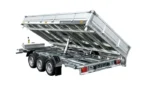 REMORQUE BENNE HYDRAULIQUE 3 ESSIEUX 400×200 UNITRAILER TASKER 400/3C 3500 KG – Image 7