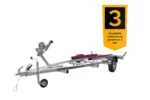 Remorque porte bateau UNITRAILER JET ALU PTAC 750 kg – Image 6
