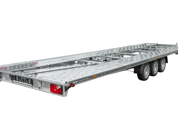 Remorque porte voiture à trois essieux 800X230 UNIPLAT 800/3 S 3500 KG