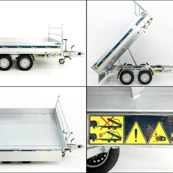 Debon Dreiseitenkipper 180×306 2,6t – E-Pumpe Neufahrzeug
