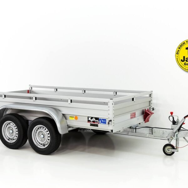 Remorque tandem type 7.26 | Dimensions 150 x 300 cm | 2600 kg | Véhicule neuf (Réf. GA-2936-25)