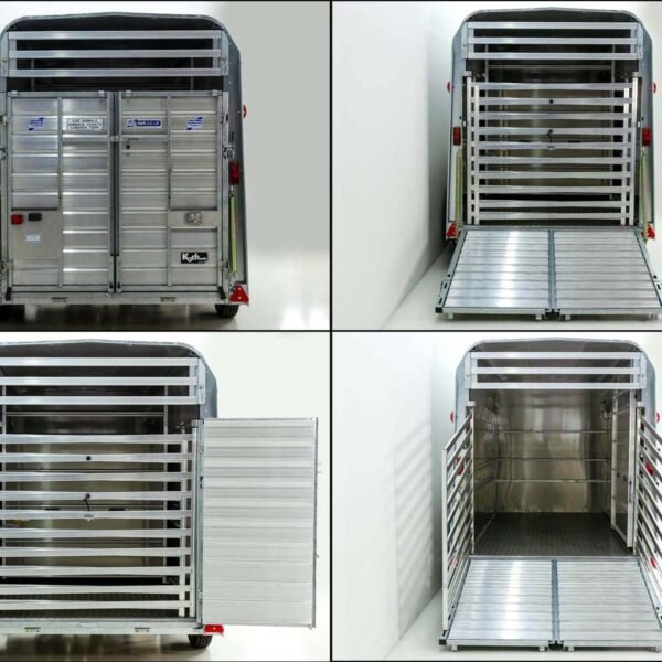 Remorque à bétail Ifor Williams TA510 12×7 178×372 cm Hauteur : 213 cm 3,5 t Combinée/Porte Véhicule neuf
