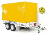 Remorque type 7.26 | 150 x 300 cm | 2600 kg | avec bâche | Jaune – Image 8