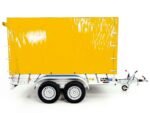Remorque type 7.26 | 150 x 300 cm | 2600 kg | avec bâche | Jaune – Image 7