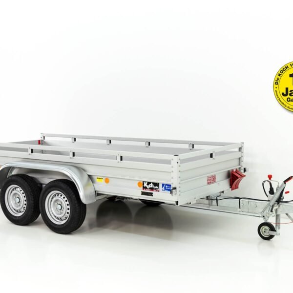 Remorque tandem 2600 kg | 150 x 350 cm | Type 8.26