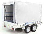 Remorque 2600 kg | 150 x 300 cm | avec bâche blanche | Type 7.26 – Image 6