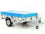 Remorque | Surface de chargement 125 x 250 cm | 750 kg | avec bâche bleue – Image 12