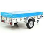 Remorque | Surface de chargement 125 x 250 cm | 750 kg | avec bâche bleue – Image 10