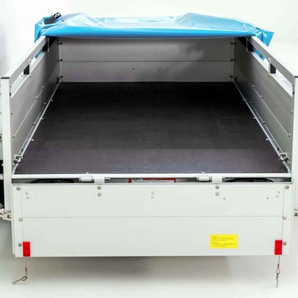 Remorque | Surface de chargement 125 x 250 cm | 750 kg | avec bâche bleue