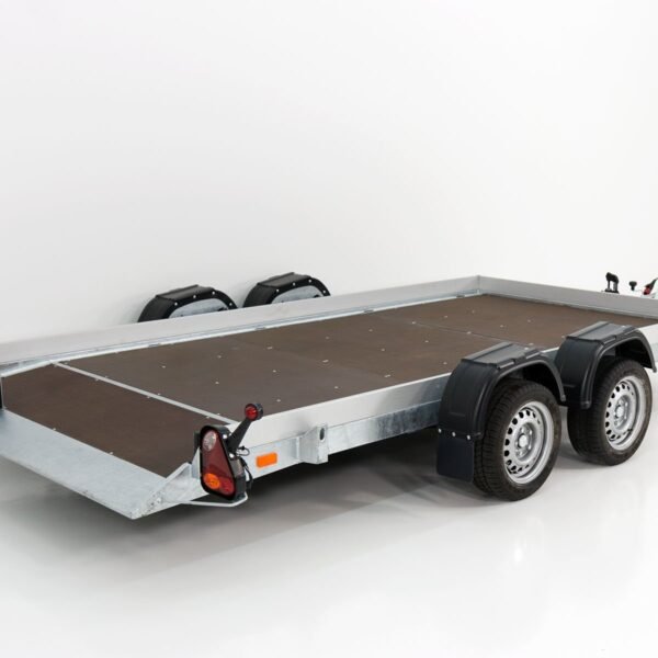 Vezeko remorque d'abaissement tandem 187×394 cm 2,7 t nouveau véhicule