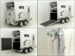Cheval | Plateforme de chargement | Remorque blanche pour chevaux (Réf. GA-5549-25) – Image 4