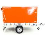 Remorque | 125 x 250 cm | 750 kg | avec bâche | Orange – Image 2