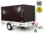 Remorque 1300 kg | 150 x 300 cm | avec bâche noire | Type 7.13 – Image 8