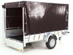 Remorque 1300 kg | 150 x 300 cm | avec bâche noire | Type 7.13
