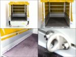 Remorque de 750 kg | 125 x 250 cm | avec bâche jaune – Image 2