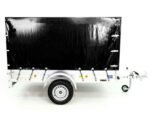 Remorque 750 kg | 125 x 250 cm | avec bâche noire – Image 2