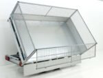 Benne basculante triaxiale Debon 180×306 2,6 t – pompe électrique – ridelles grillagées, véhicule neuf – Image 11