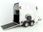 Cheval | Plateforme de chargement | Remorque blanche pour chevaux (Réf. GA-5554-25) – Image 10