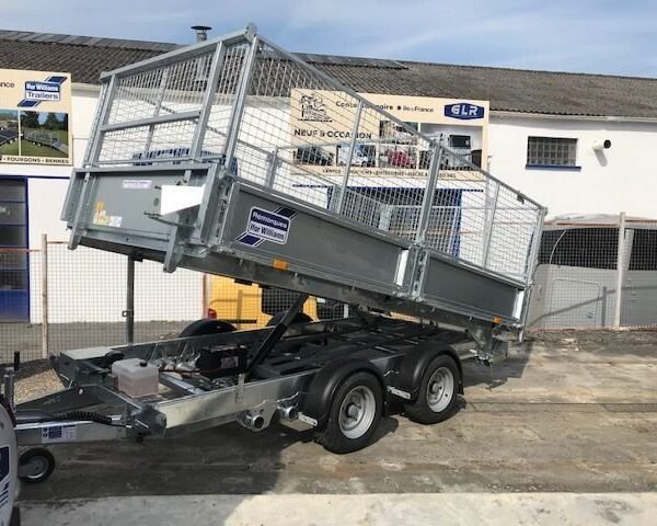 Remorque benne IFOR WILLIAMS TT3017 – 3,01 x 1,62 m – 3500 kg – transport