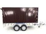 Remorque 2600 kg | 150 x 350 cm | avec bâche noire | Type 8.26 – Image 2