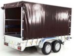 Remorque 2600 kg | 150 x 350 cm | avec bâche noire | Type 8.26 – Image 16