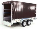 Remorque 2600 kg | 150 x 350 cm | avec bâche noire | Type 8.26 – Image 12