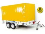 Remorque type 8.26 | 150 x 350 cm | 2600 kg | avec bâche | Jaune – Image 11