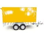 Remorque type 8.26 | 150 x 350 cm | 2600 kg | avec bâche | Jaune – Image 2