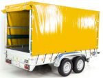 Remorque type 8.26 | 150 x 350 cm | 2600 kg | avec bâche | Jaune – Image 14