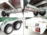 Remorque porte-voitures | Surface utile 150 x 350 cm | Charge utile 2600 kg | Bâche verte | Type 8.26 – Image 13