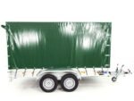 Remorque porte-voitures | Surface utile 150 x 350 cm | Charge utile 2600 kg | Bâche verte | Type 8.26 – Image 7
