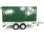 Remorque porte-voitures | Surface utile 150 x 350 cm | Charge utile 2600 kg | Bâche verte | Type 8.26 – Image 3
