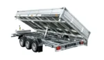 REMORQUE BENNE HYDRAULIQUE 3 ESSIEUX 400×200 UNITRAILER TASKER 400/3C 3500 KG – Image 2