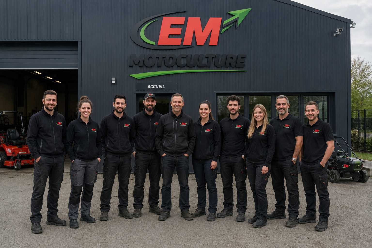 Équipe EM MOTOCULTURE - professionnels de la motoculture